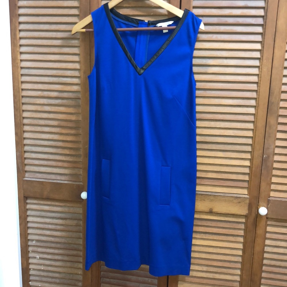 Banana Republic royal blue straight A- line